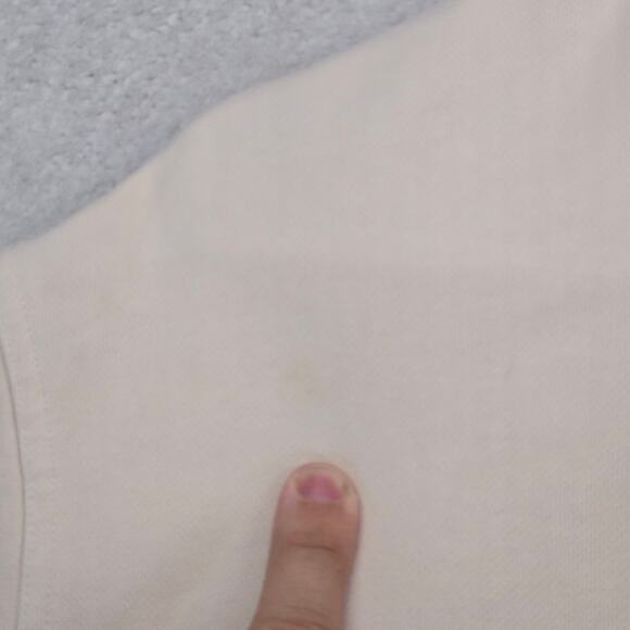 Good American Fleece Shacket Womens L/XL 3/4 Bone Casual Button Down Long Sleeve - Picture 14 of 14